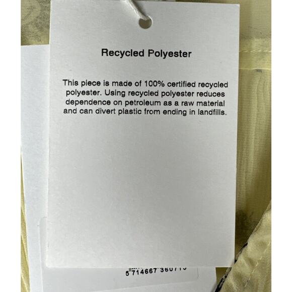 Ganni NWT Women Sz 40 US 8 Yellow Black Milkmaid Dress Floral Coquette Party - Picture 6 of 16